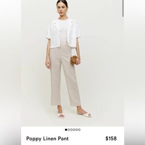 Reformation Poppy Linen Pant